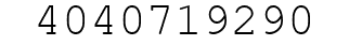 Number 4040719290.
