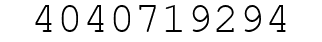 Number 4040719294.
