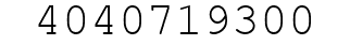 Number 4040719300.