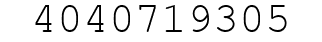 Number 4040719305.