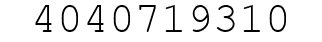 Number 4040719310.