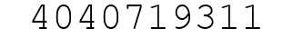 Number 4040719311.