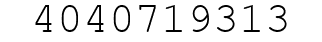 Number 4040719313.