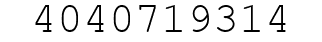 Number 4040719314.