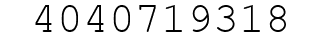 Number 4040719318.