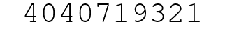 Number 4040719321.