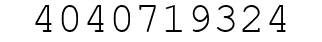 Number 4040719324.