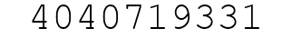 Number 4040719331.