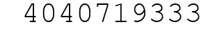 Number 4040719333.