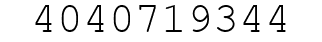 Number 4040719344.