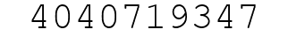 Number 4040719347.