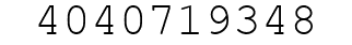 Number 4040719348.