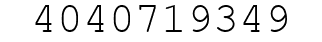 Number 4040719349.