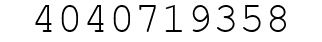 Number 4040719358.