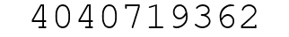 Number 4040719362.