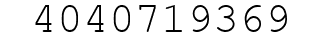 Number 4040719369.