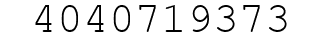 Number 4040719373.