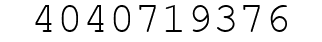 Number 4040719376.