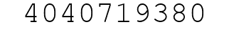 Number 4040719380.