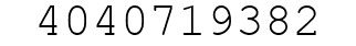 Number 4040719382.