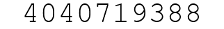 Number 4040719388.