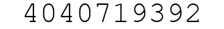 Number 4040719392.