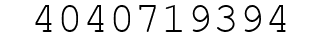 Number 4040719394.