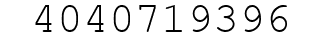 Number 4040719396.