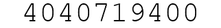 Number 4040719400.