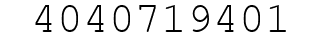 Number 4040719401.