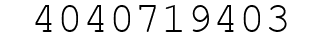 Number 4040719403.
