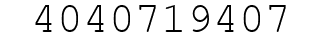 Number 4040719407.