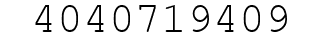 Number 4040719409.