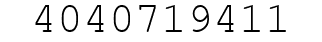 Number 4040719411.