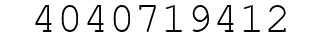 Number 4040719412.