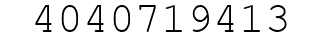 Number 4040719413.