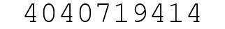 Number 4040719414.