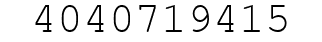 Number 4040719415.