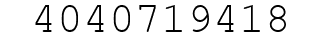 Number 4040719418.