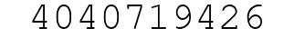 Number 4040719426.