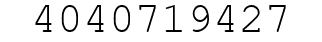 Number 4040719427.