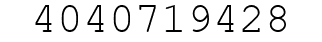 Number 4040719428.