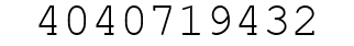 Number 4040719432.