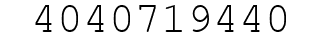 Number 4040719440.