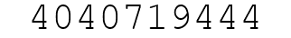 Number 4040719444.