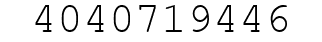 Number 4040719446.