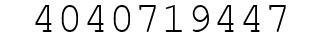 Number 4040719447.