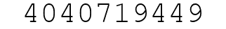 Number 4040719449.