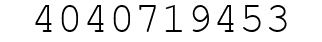 Number 4040719453.