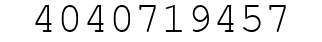 Number 4040719457.